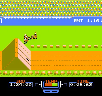 Excitebike (USA) (e-Reader Edition) screen shot game playing